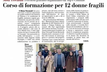 Formazione organizzata con ASP e Comune di Sissa Trecasali