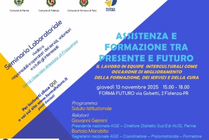 ASSISTENZA E FORMAZIONE TRA PRESENTE E FUTURO (EVENTO A FIDENZA)